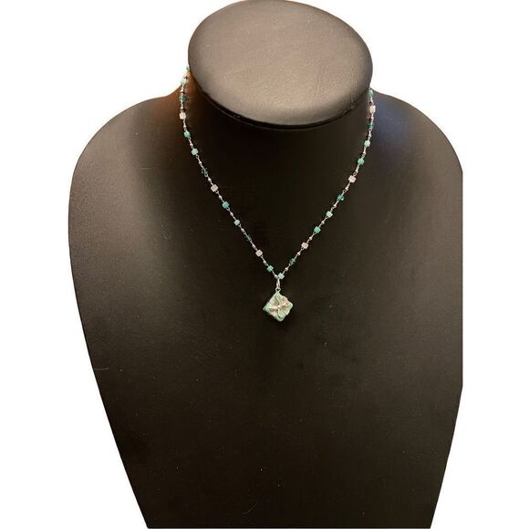 Tiffany & Co Silver Bag Necklace - Picture 1 of 6